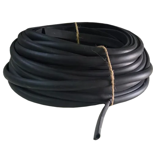 RT020012R | Rubber D shape Tube | 20x12x2 mm | LR006035 Continuous Roaster Door Gasket | Rubber