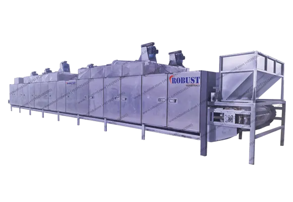 (LR006035M) Continuous Nut Roasting Machine MS